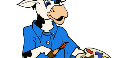 artie blue smock palletn paintbrush LOOKING RIGHT copy