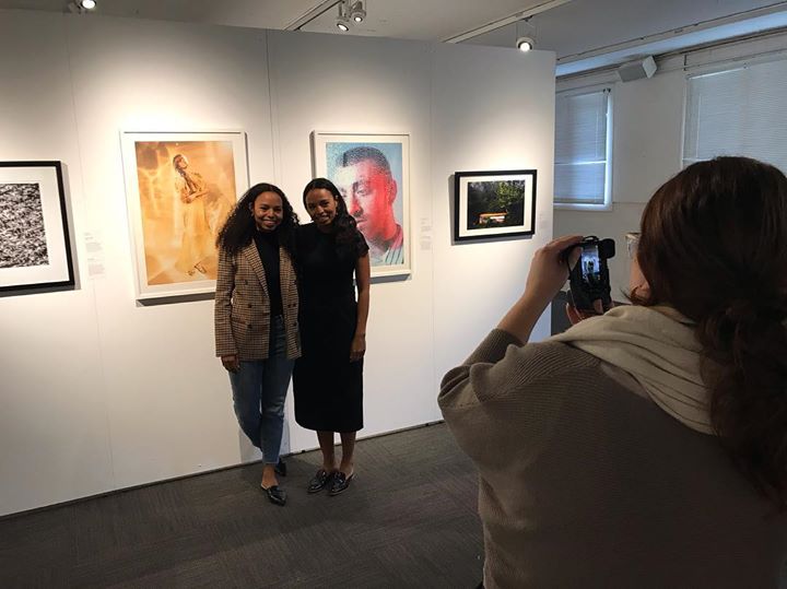 Exhibits Director, Holly Ittel photographs Katherine & Mariel Tyler in front of their award winning images.
#wideopenexcellenceinphotography #dairybarnartscenter #athensohio #oualumni #oualumniawardwinners #sony
